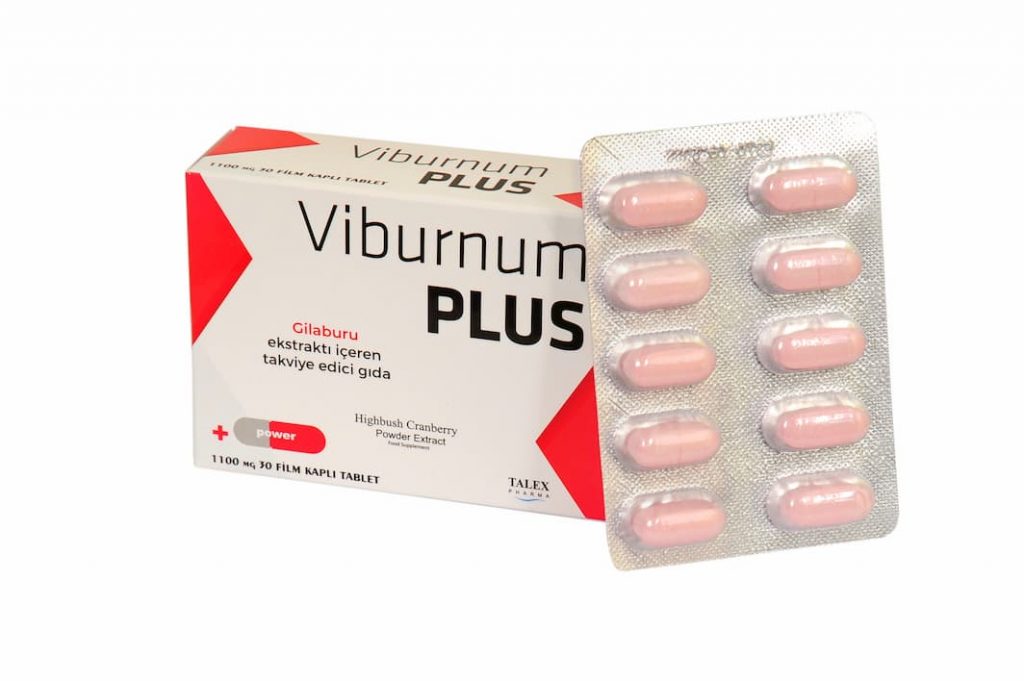 Viburnum plus gilaburu ekstratı içeren tablet