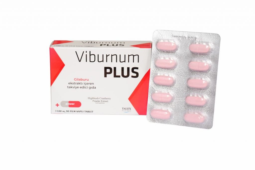 Viburnum plus gilaburu ekstratı içeren tablet